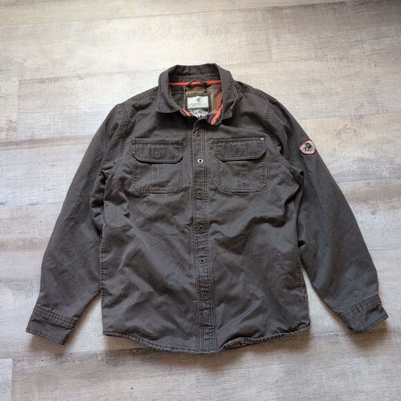 Legendary Whitetails Journeyman Shirt Jacket Flannel Lined Size MD - Picture 1 of 9